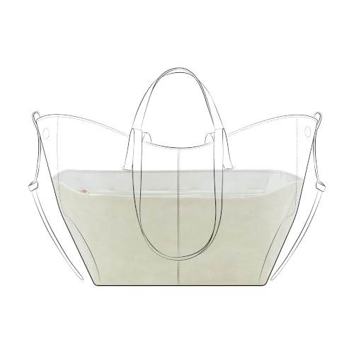 DGAZ DupontPaper Purse Organizer for Polene Cyme (Mini, Craie)