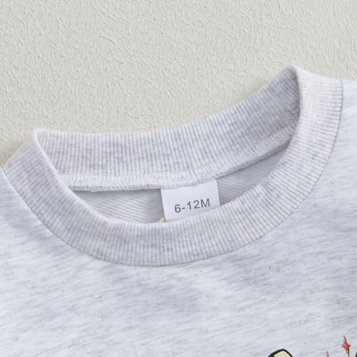 Baby Boy Christmas Outfit Newborn Long Sleeve Sweatshirt Top Drawstring Pants Set Toddler Xmas Fall Clothes2