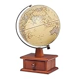 Globe of the World LED-beleuchteter Weltglobus für Kinder mit Holzschubladenständer...