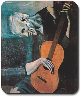 Art Plates Picasso - The Old Guitarist brand Mouse Pad