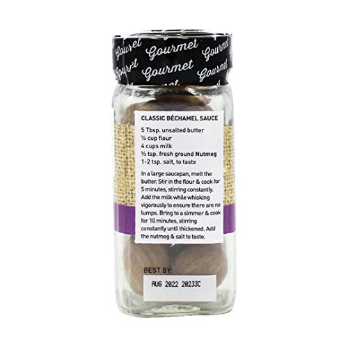 The Spice Hunter Nutmeg, East/West Indies, Whole, 1.9-Ounce Jar #TOP3