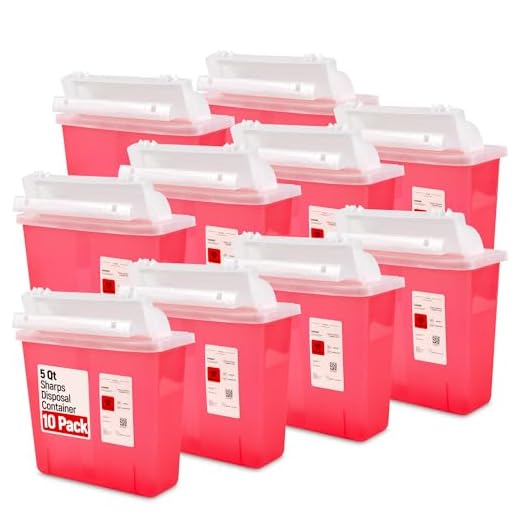Medi-Bins Sharps Disposal Containers (Box of 10)