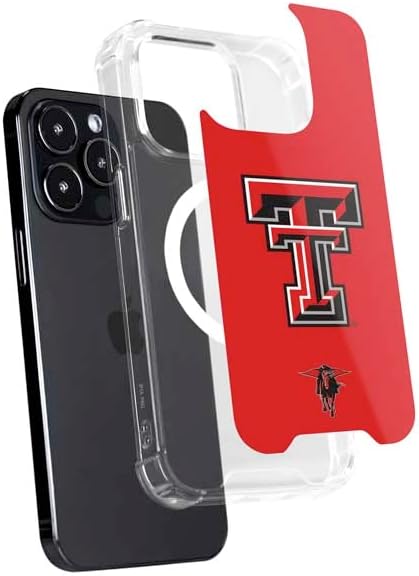Skinit Phone Case Compatible with MagSafe iPhone 15 Pro - Officially Licensed Texas Tech University Red Raiders Design