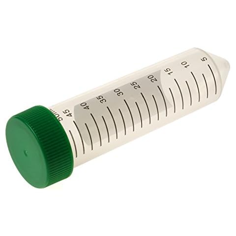 Celltreat 229455 Polypropylene Centrifuge Tube, Non-sterile, 50mL Volume, Paperboard Rack (Case of 500) Cover