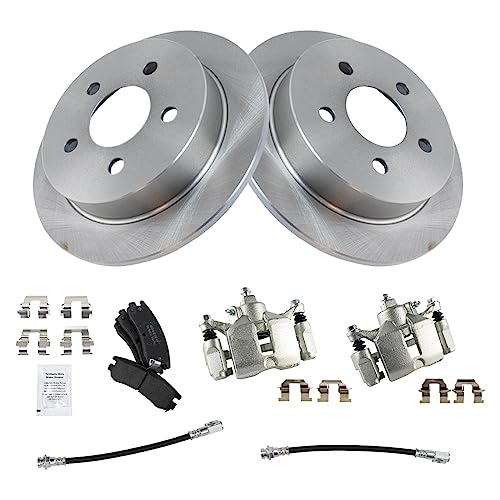 Image of TRQ Rear Brake Pad & Rotor Kit