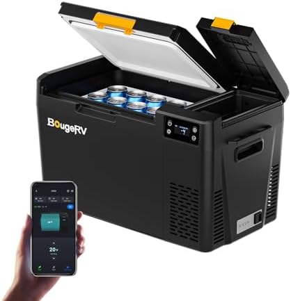 BougeRV CRX3 22L Compressor Cooler, App Control, -4°F | 12V/230V ...