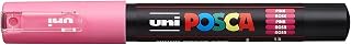 POSCA, UNI, Caneta Marcador PC-1M Extra Fina, traço de 0.7mm, Rosa, Blister com 1 unidade