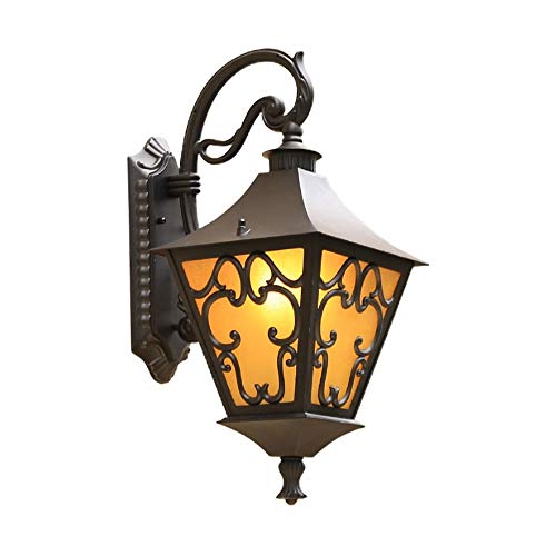 Applique murale LED extérieure étanche en aluminium moulé pour cour