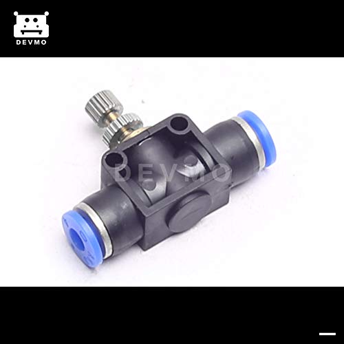 Tuyau pneumatique 4mm Devmo avec valve de contrôle du débit d'air