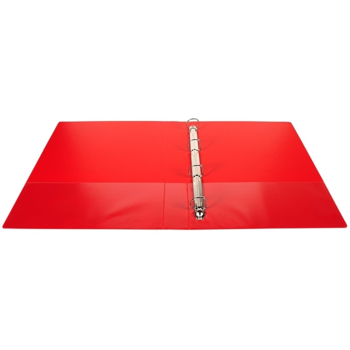 Exacompta 10 x Präsentationsringbuch Kreacover A4+ 25mm 4 Ringe rot