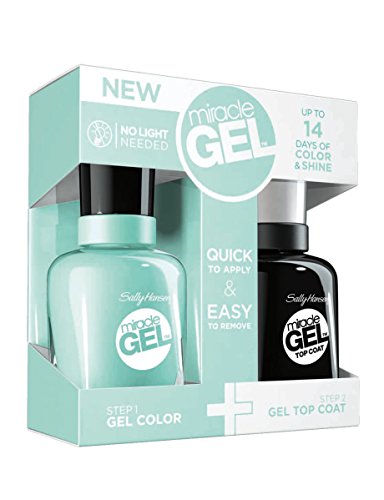 Sally Hansen Miracle Gel - Top Coat and Blue Hue - Limited Edition - Just Released