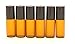 Roller Bottles for Essential Oils - Amber Glass Bottle with Metal Stainless Steel Ball - Great for Essential Oil, Aroma Therapy, and Perfume - Premium Quality (5ML)