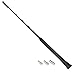 Produktbild KFZ Antennenstab Universal 40cm Stab Auto Antenne mit M4 M5 M6 Gewinde - Radio UKW/FM - Dachantenne