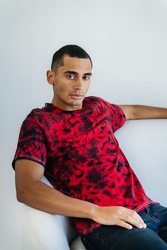 Colortone Crystal Wash Tie Dye Short Sleeve T-Shirt for Men and Women3