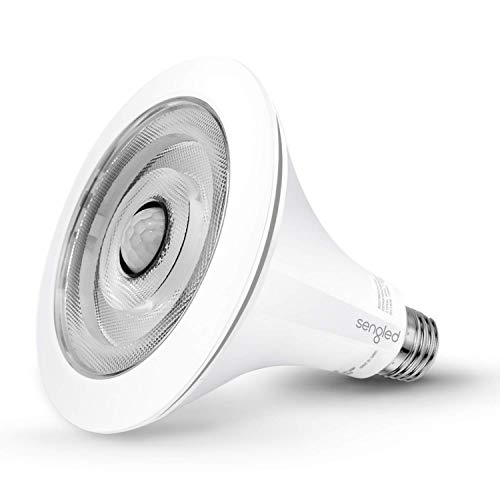 Sengled Motion Sensor Light Outdoor, Dusk to Dawn LED Outdoor Lighting, Security Flood Light PAR38 Photocell Motion Sensor, Waterproof, 3000K 1500LM, 1 Pack