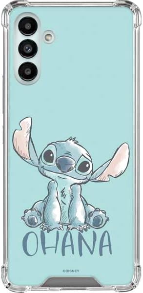 Skinit Clear Phone Case Compatible with Galaxy A13 5G - Officially Licensed Disney Lilo and Stitch Ohana Design