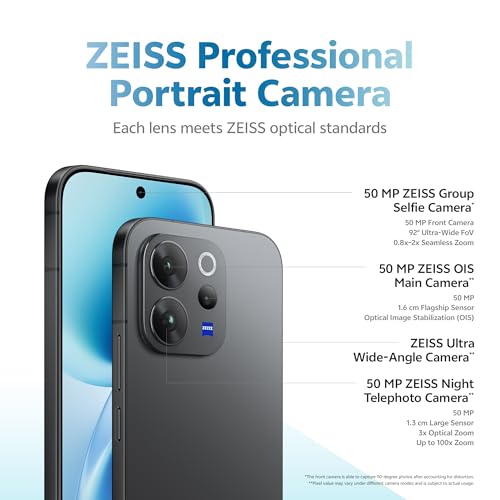 Image of vivo V70 Elite 5G (Authentic Black, 8GB RAM, 256GB Storage) with No Cost EMI /Additional Exchange Offers