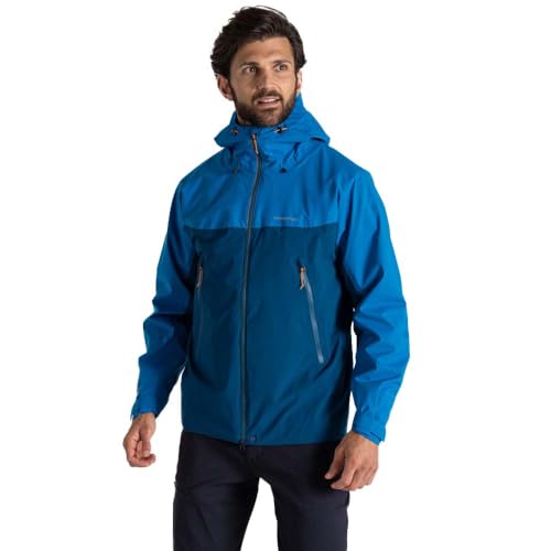 Craghoppers Mens Diggory Breathable Waterproof Shell Jacket, HowlBl/PosB, XXL EU