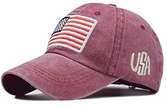 American Flag Burgundy