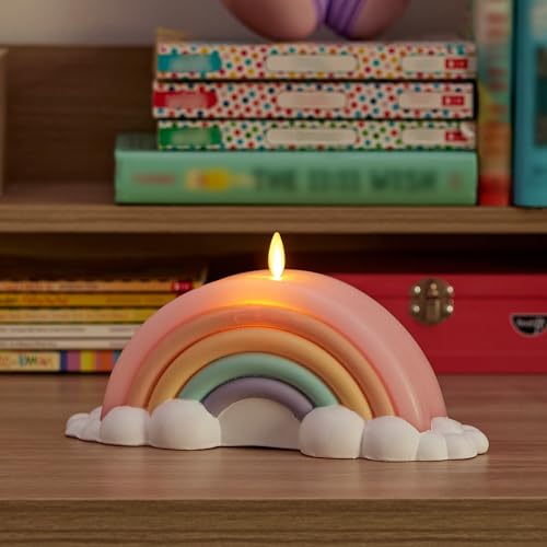 Bougie votive non parfumée Luminara blanc vif oubliez les risques de brûlure