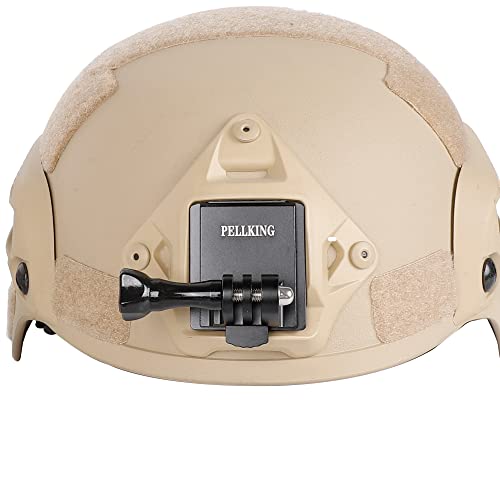 Tactical Helmet NVG Mount with Phone Clip for Gopro Hero 11/10/9/8/7/(2018)/6/5/4 Black,Session,AKASO,Insta360,DJI Action Camera,iPhone,Samsung Cell Phone