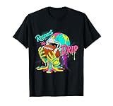 Football Drip Boys Football Ice Cream Respect Drip T-Shirt