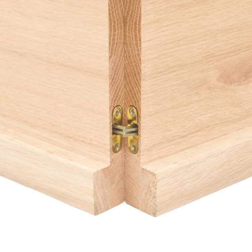 Estantería de pared maciza TALCUS balda flotante sin soportes a la vista 8
