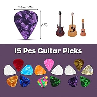 Redamancy 15 Pièces Médiators pour Guitare,Médiators en Celluloïd de Couleurs Assorties,pour Guitare Acoustique, Guitare Electrique, Ukulélé, Basse(3 Épaisseurs Différentes:0.46mm 0.71mm 0.96mm) - Les Beatles, Paul McCartney, John Lennon, RIngo Starr, George Harrison Redamancy 15 Pièces Médiators pour Guitare,Médiators en Celluloïd de Couleurs Assorties,pour Guitare Acoustique, Guitare Electrique, Ukulélé, Basse(3 Épaisseurs Différentes:0.46mm 0.71mm 0.96mm) – Image 3