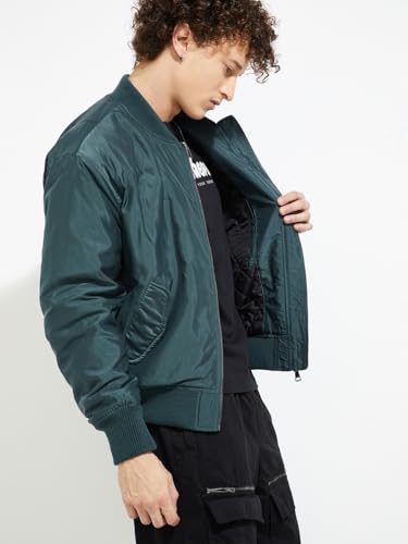 Image of Max Men's Polyester Standard Length URB N MA1 Bomber Jacket