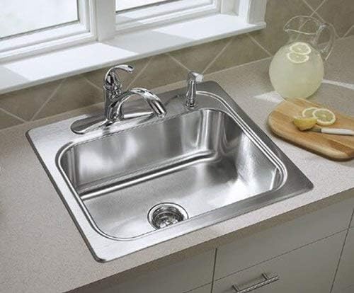 Southhaven 25'' Stainless Steel Single Bowl Kitchen Sink