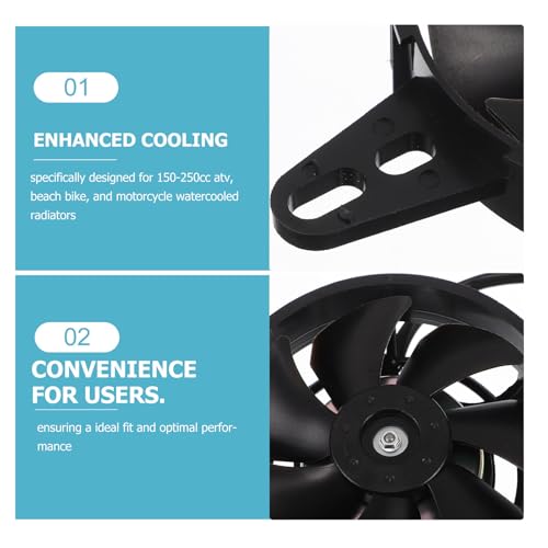 Ventilateur haute performance pour moteur refroidi par eau 150cc à 250cc