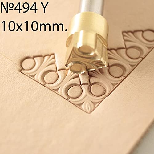 Lederstempel Hirsch-Design – Aus Messing, Mit Stahlgriff, Für Lederhandwerk