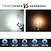 TORIBIO 10pcs T10 LED Bulb Bright 194 168 175 3030 PX Chipsets LED Bulbs for Car Interior Dome Map Door Courtesy Trunk License Plate Lights Xenon White
