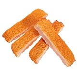 Kisangel 4stücke Faux Fried Pork Cutlets Modell Aus Strapazierfähigem PVC Realistische Essensrequisiten Für Fotografie Küchendekoration Und Spielzeug Familienfeiern Und Bildungszwecke
