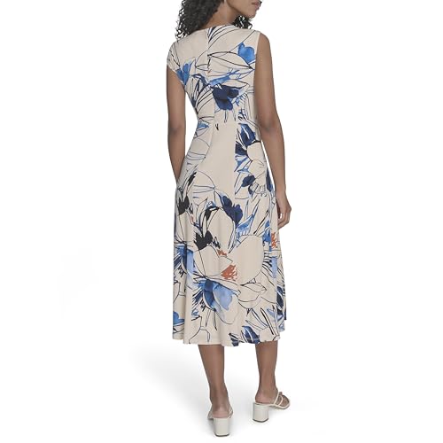 Calvin Klein Women's Stretch Print Dress4