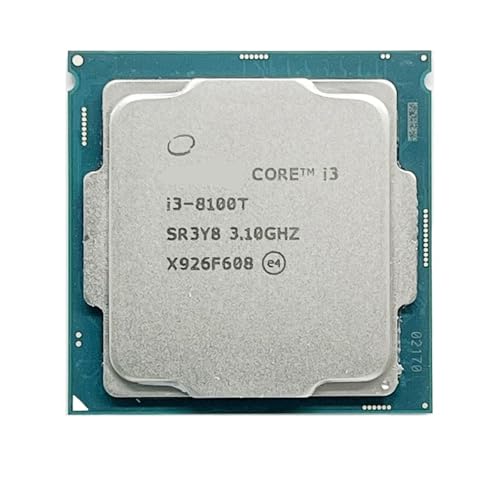 Processeur Core i3 8100T LGA 1151 4 cœurs 3.1 GHz 6 Mo cache pour mise à niveau PC
