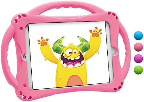 TopEsct iPad Mini Case Kids Shockproof Handle Stand Cover for iPad Mini, Mini 2, Mini 3, Mini 4 and Mini 5(2019 Model)(Rainbow)