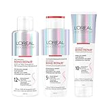 L'Oréal Paris Hair Expertise Bond Repair Shampoo and Conditioner Set with Hair Treatment, Citric Acid for Hair Breakage, 3x Pieces (Pre-Shampoo, Shampoo, Conditioner)