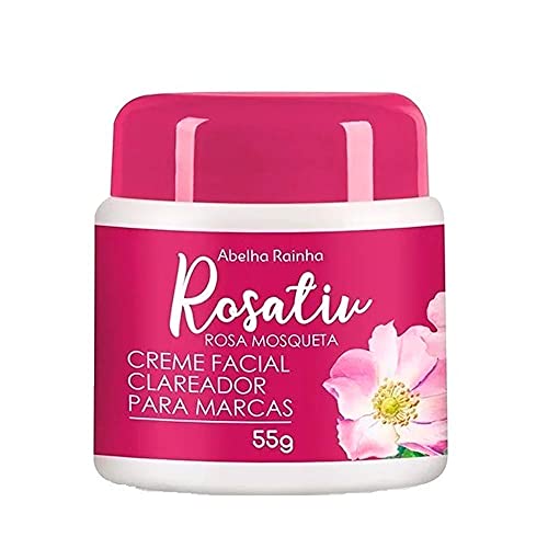 Abelha Rainha Creme Facial Clareador com Rosa Mosqueta - 55g