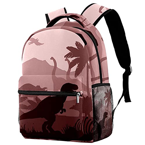 Sac à dos pratique dinosaure avec poches latérales pour l'école
