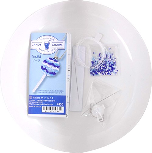 Kit Miyuki charm candy soda N°62 pour création de porte-clés gourmand