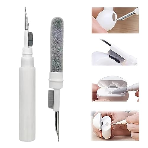 GLUN® Multipurpose Cleaning Brush 5-in-1 Multi-Function Cleaning Tools Kit (Keyboard Brush, TWS Cleaner, Key Puller, Metal Pen Tip, High Density Brush) Random 8 41w6DlCtw0L
