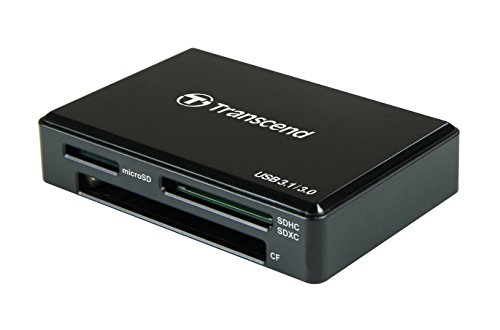 Image of Transcend ‎TS-RDC8K2 USB 3.1 Gen 1 Including SD Cards, microSD Cards, and CompactFlash Cards Multi Card Reader USB Type-C