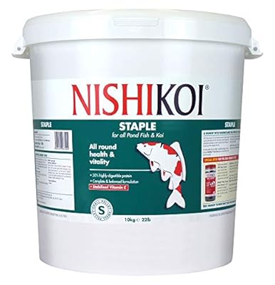 Nishikoi Staple Complete Food for Koi and Pond Fish - Small Pellets - 10kg