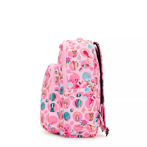 Image of Kipling Women's Seoul 15 inch Laptop Backpack, Durable, Roomy with Padded Shoulder Straps, Built-In Protective Sleeve