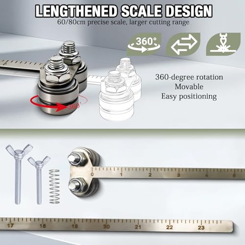 16in Stainless Steel Rip Cut Circular Saw Guide