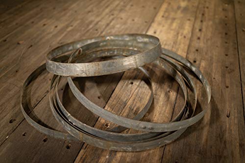 Authentic Wine Barrel Bands/Rings (Set of 6)