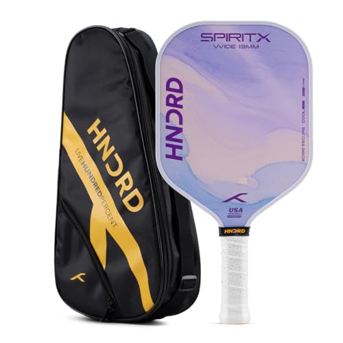 Image of Hundred Spirit X Flow Blast - Pickleball Paddle | 13mm Core | Wide Body Power Paddle | Enhanced Sweet Spot | Ideal for Beginners & Intermediate Players | Free Paddle Bag