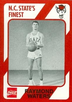 Autograph Warehouse Raymond Waters Basketball Card (N.C. North Carolina State) 1989 Collegiate Collection No.127