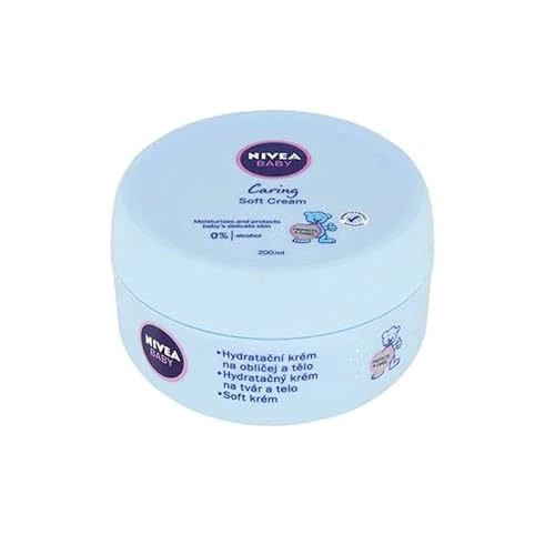 Nivea Hidratante para bebé para rostro y cuerpo 6.8 fl oz Importación Europea - 3 unidades